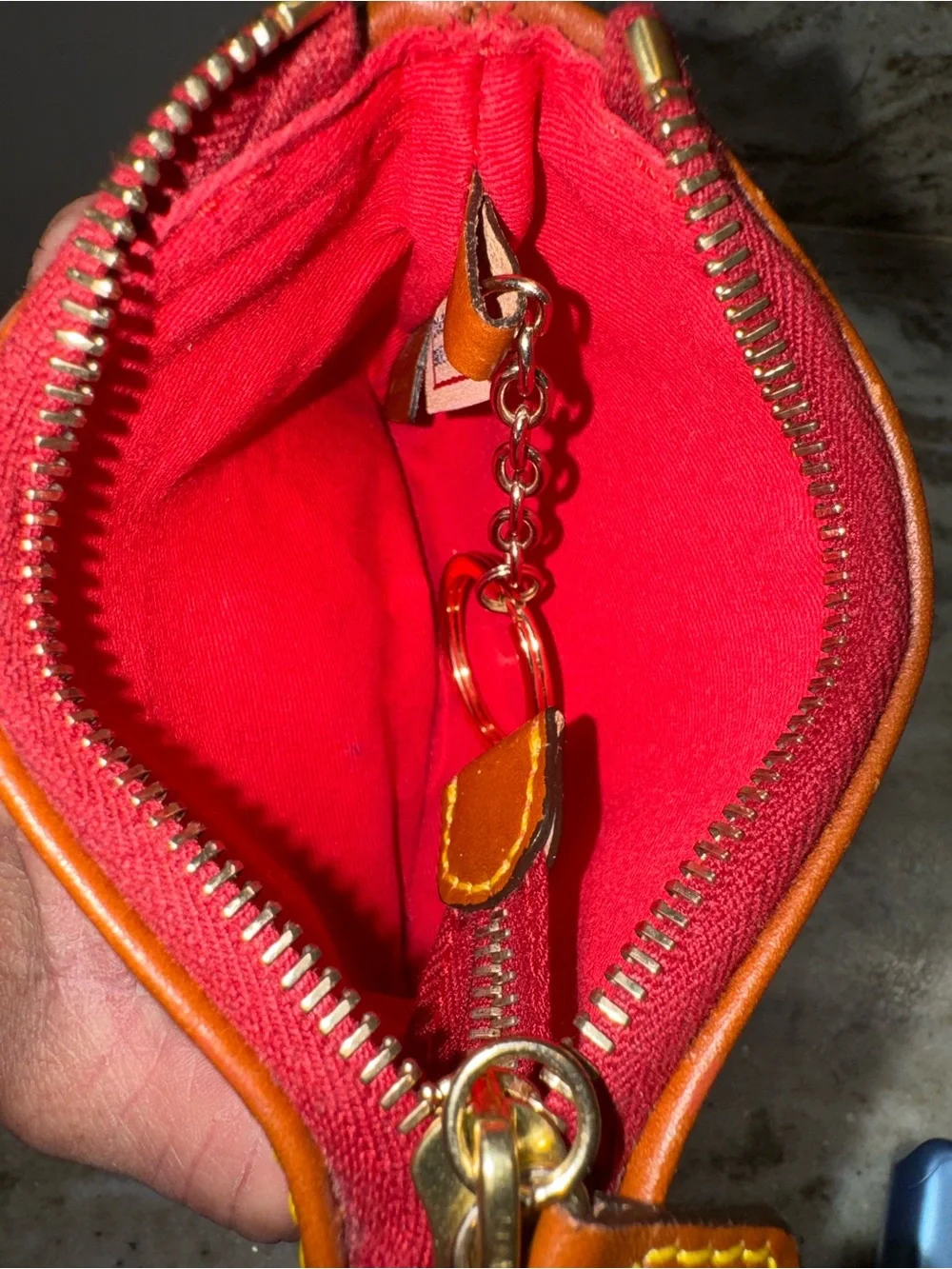 Dooney & Bourke Tartan Plaid Zip Pouch